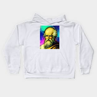 Archimedes Colourful Portrait | Archimedes Artwork 7 Kids Hoodie